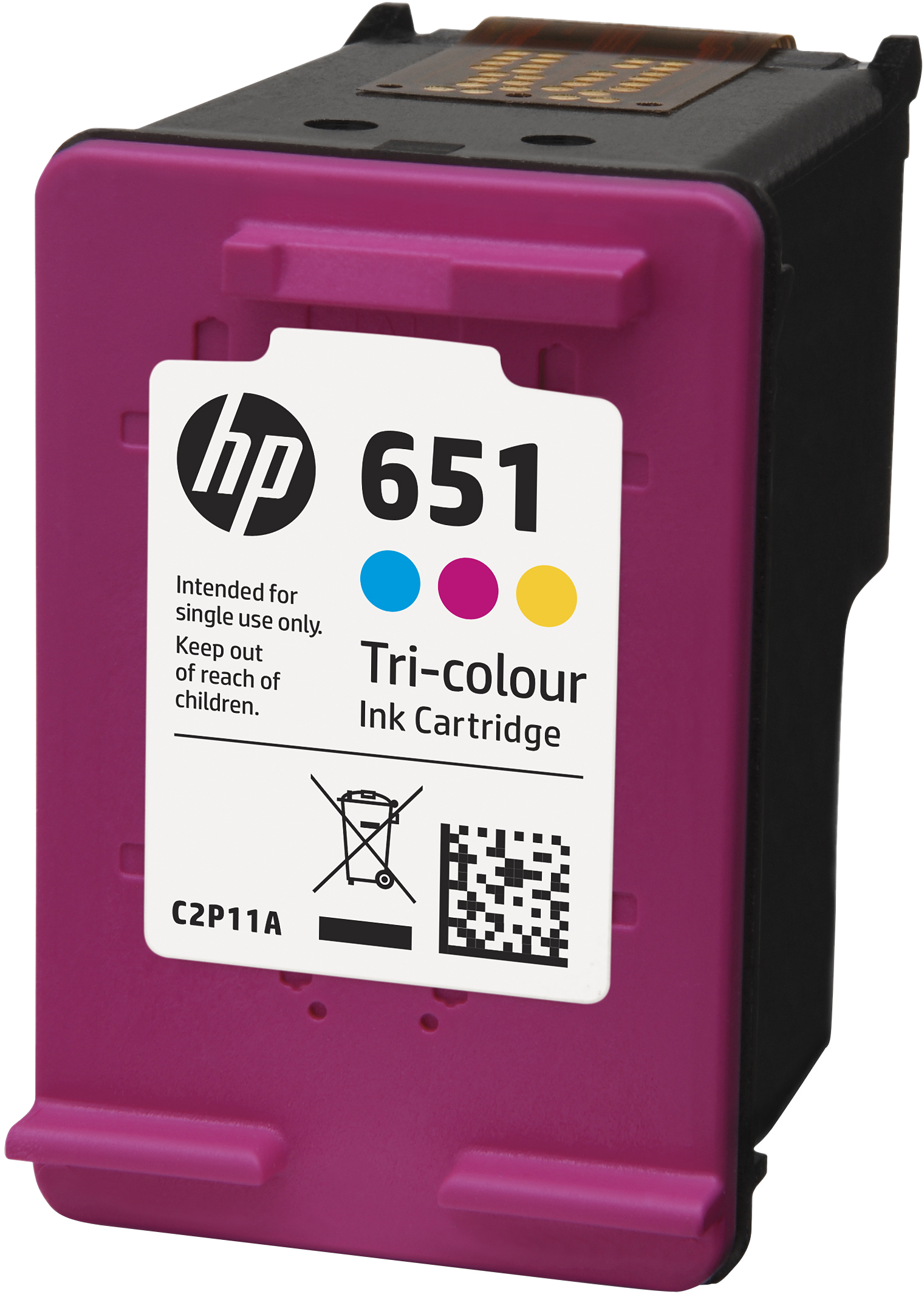 Hp 651 Tri-color Original Ink Advantage Cartridge - Hp 803 Colour Cartridge (1872x2592), Png Download