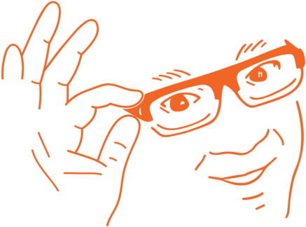 Dunn Rite Optical'orange Symbol Rgb (1000x411), Png Download