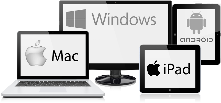 Com On Ipad, Tablets, Pc, Mac, And Android Through - Desktop Laptop And Tablet (918x458), Png Download