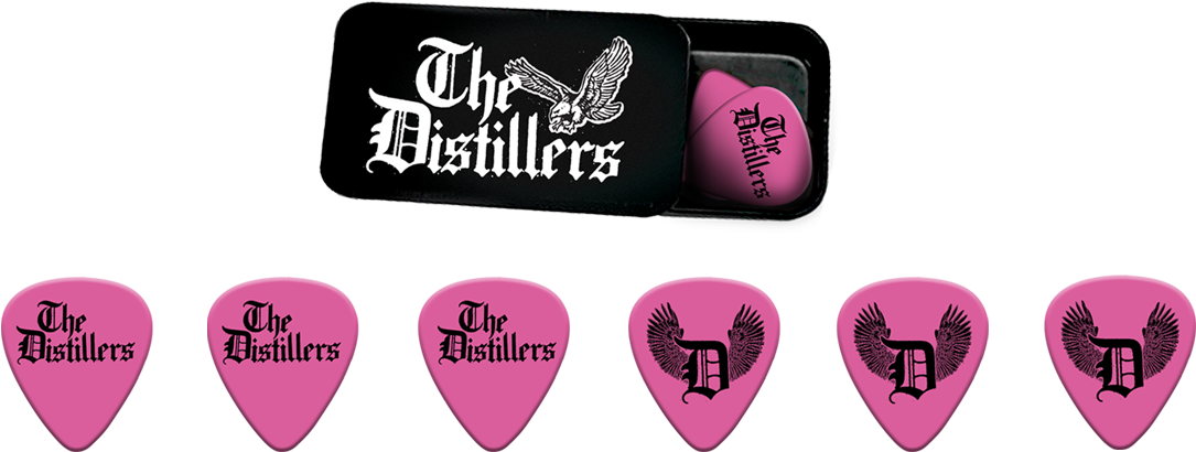 Guitar Picks - The Distillers (1200x1200), Png Download
