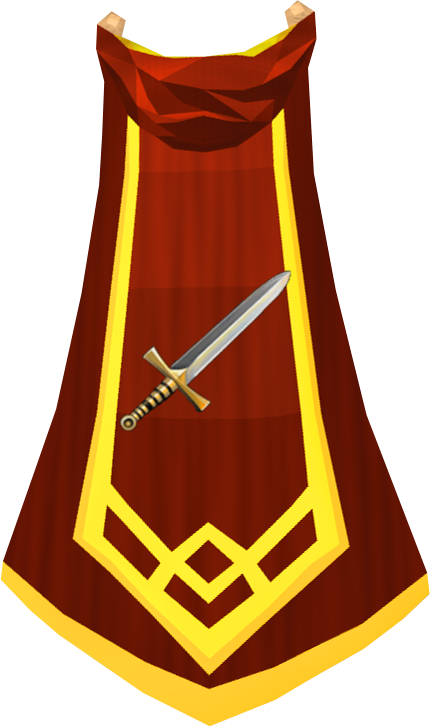 Attack Master Cape - Runescape Attack Cape (430x727), Png Download