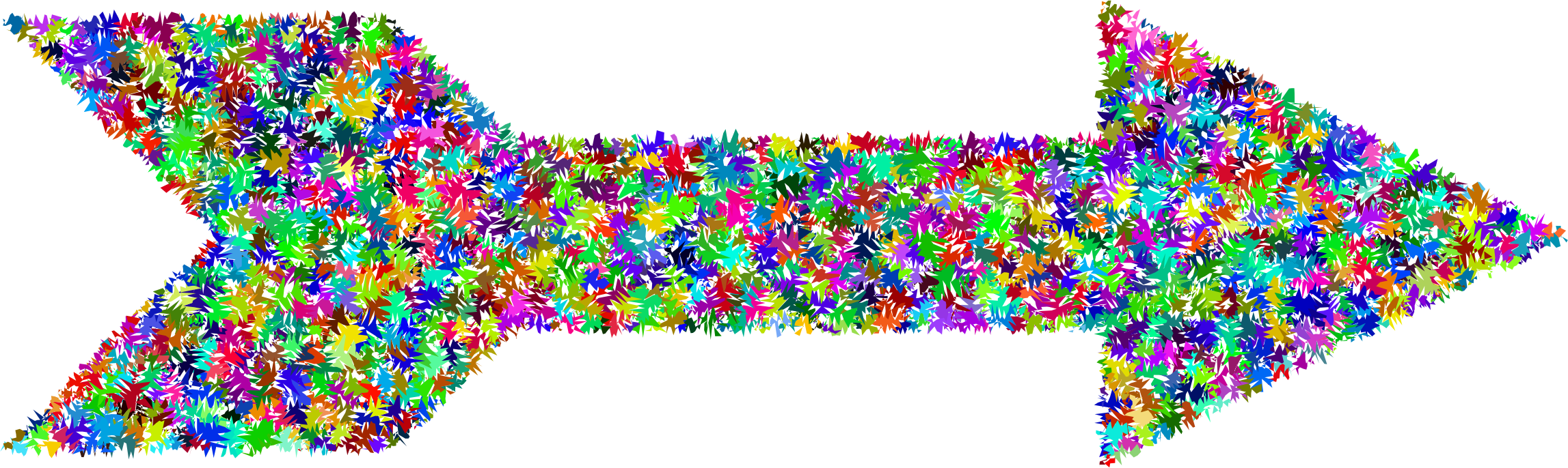This Free Icons Png Design Of Prismatic Chaos Arrow (2294x686), Png Download