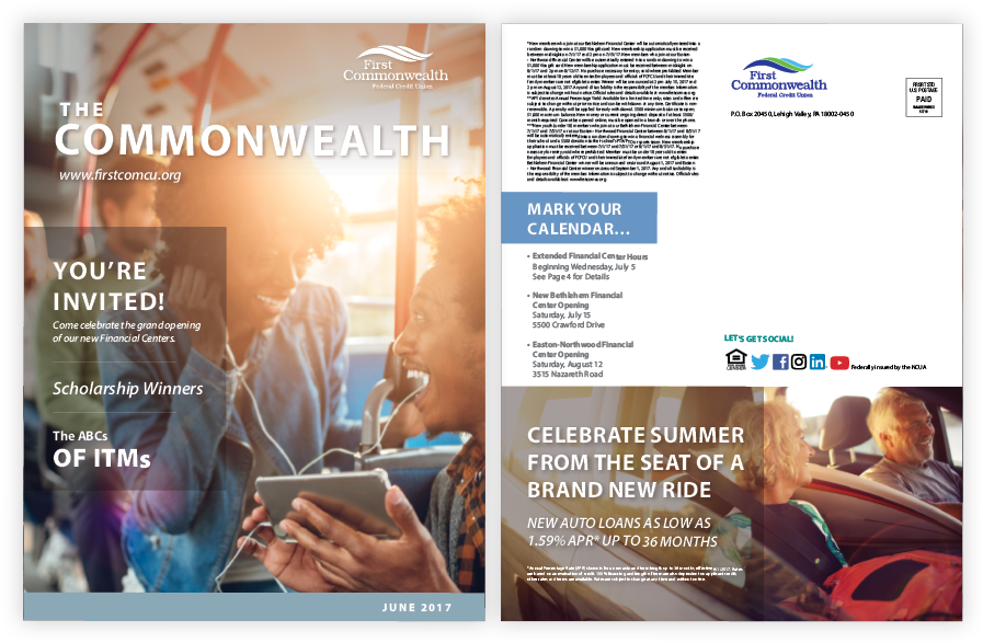First Commonwealth Fcu Newsletter - Online Advertising (1118x799), Png Download