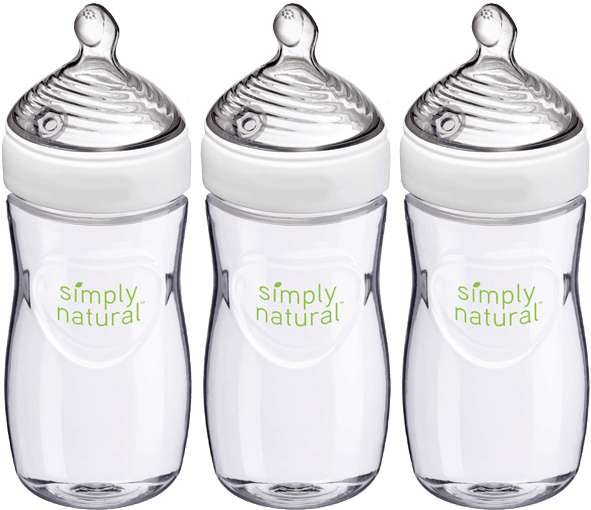 75 For Nuk® Simply Natural™ Bottles - Water Bottle (600x514), Png Download