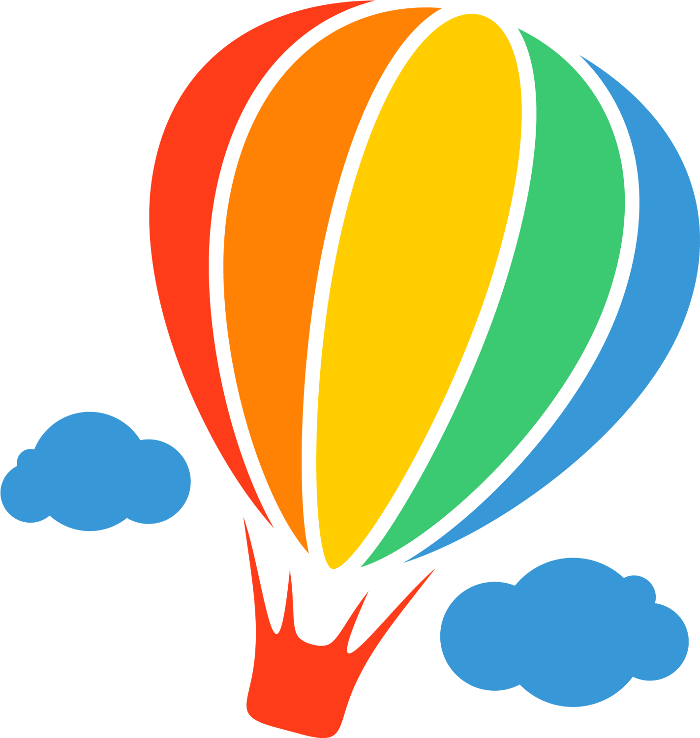 Hot Air Balloon Clipart High Resolution - Travel Favicon Png (1500x1500), Png Download