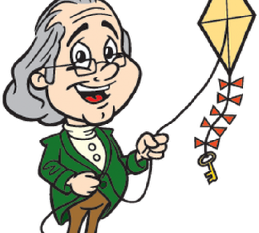 Benjamin Franklin Cartoon Drawing (640x480), Png Download