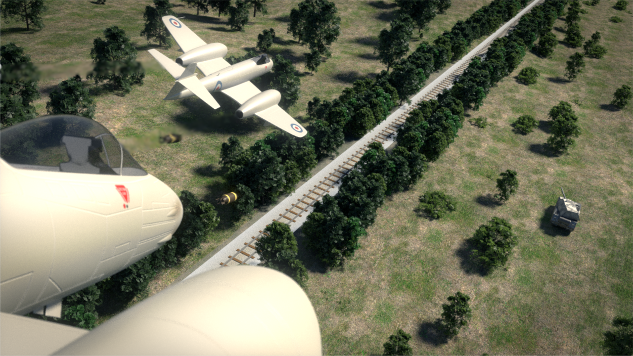 Meteor Railroad Strike - Wide-body Aircraft (1280x720), Png Download