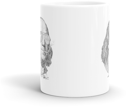 Ben Franklin Party Mug - Ceramic (600x600), Png Download