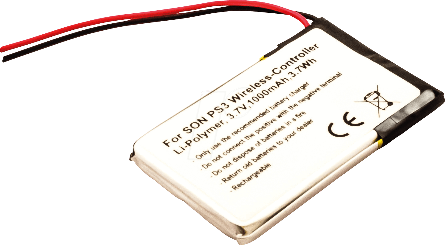 Battery For Playstation 3 Controller, Li-po, 1000 Mah - Book (1463x807), Png Download