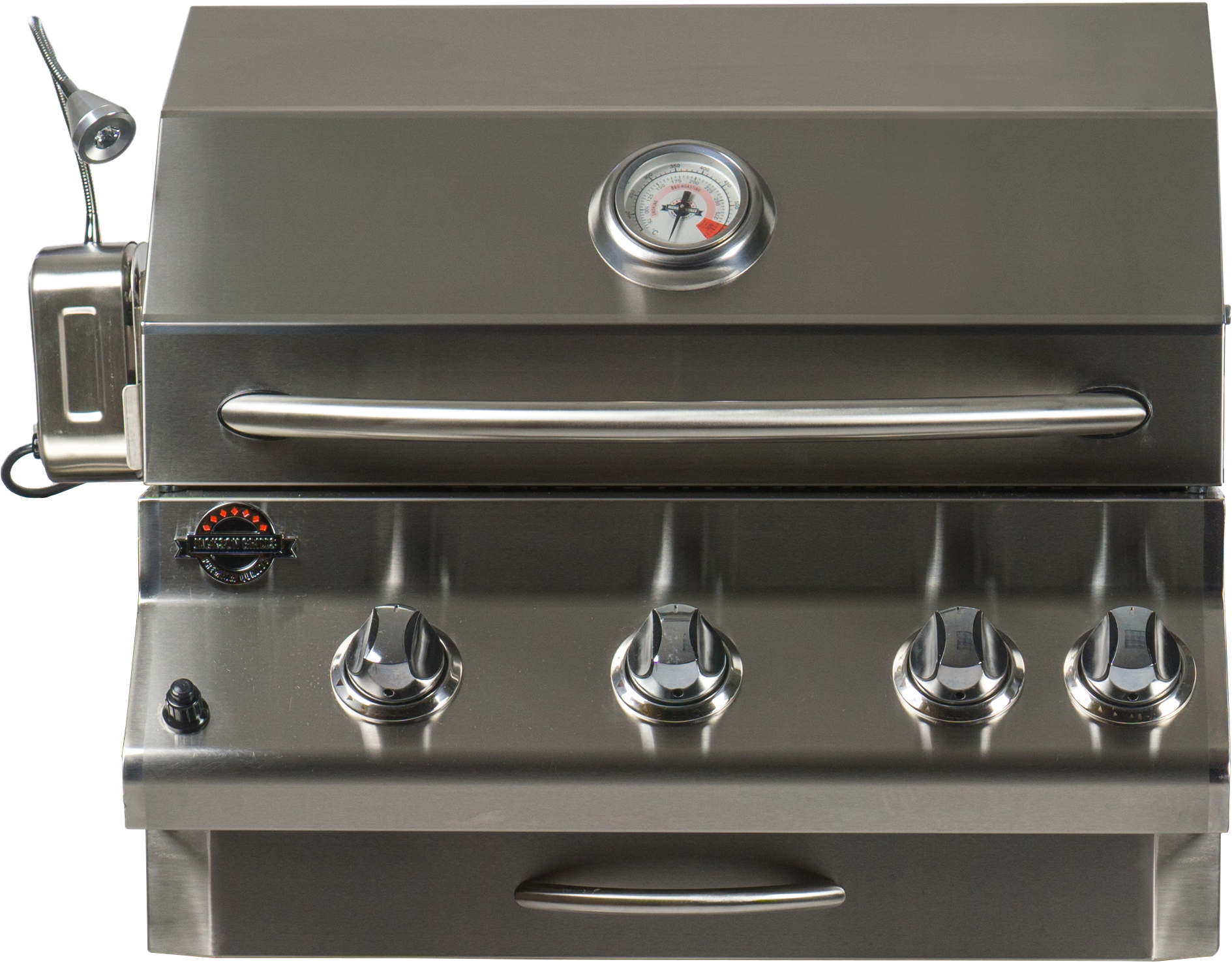 Lux 550 Built In Grill - Drawer (2267x1687), Png Download
