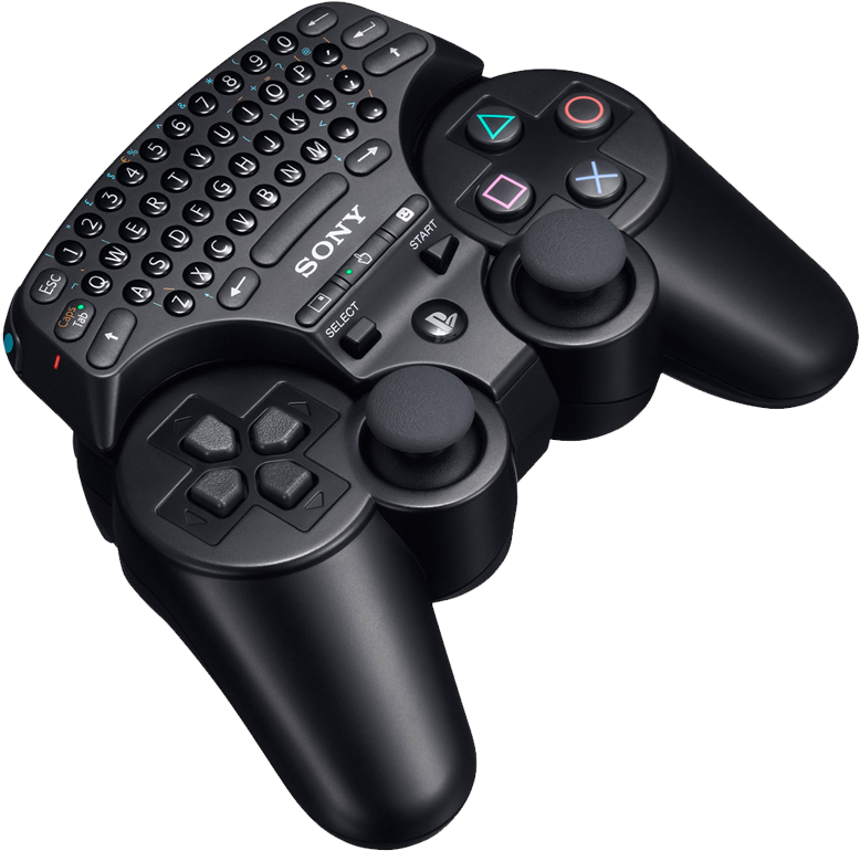 Keyboard Attachment For Ps3 Controllers - Ps3 Keyboard (800x800), Png Download