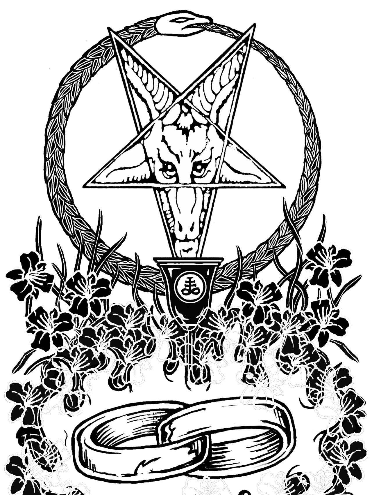 Satanic At Getdrawings Com Free For Personal (1280x1699), Png Download