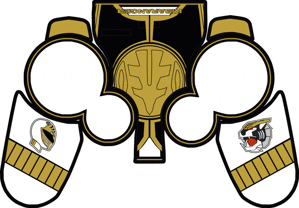 Kibaranger Ps3 Controller Skin (1024x713), Png Download