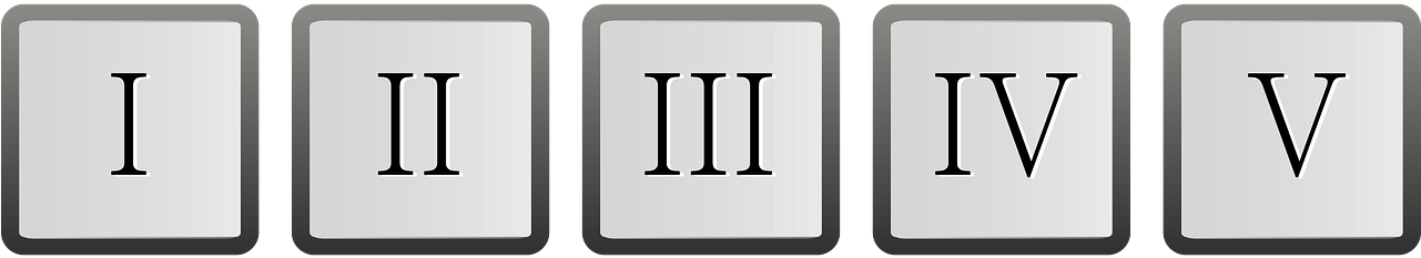 Numero 1 En Romano Png (1280x640), Png Download