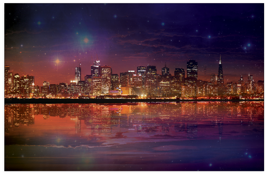 Dark As The Sky Poster - Skyline (1024x1024), Png Download