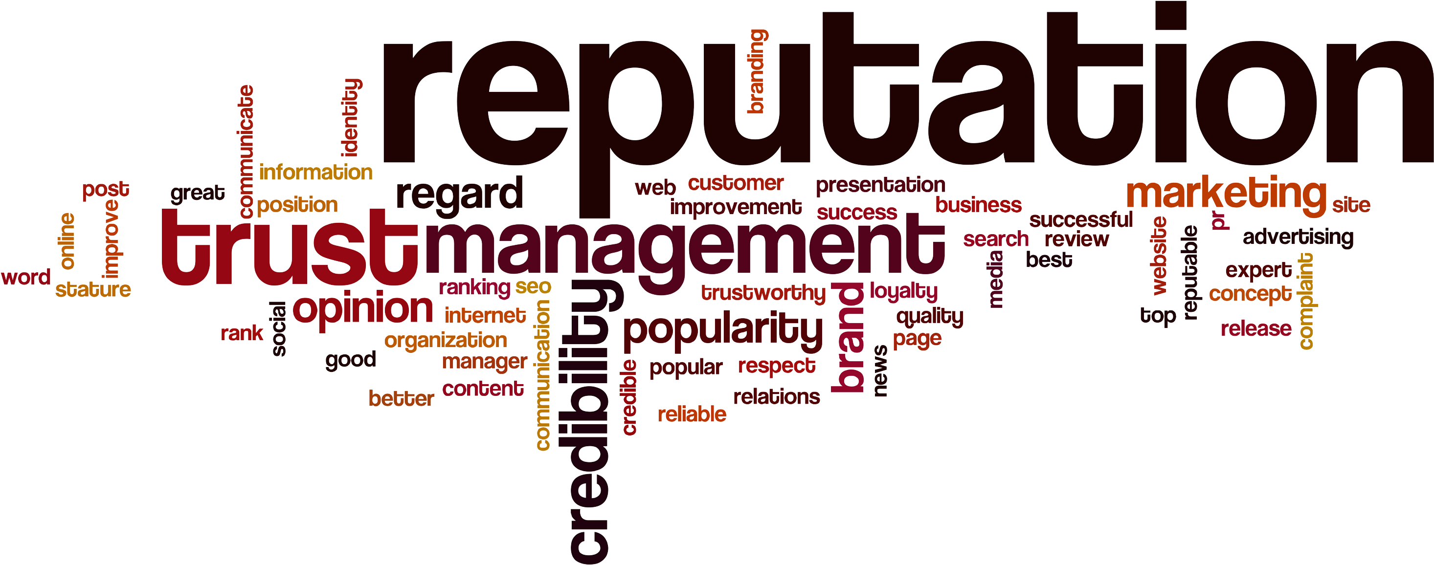 Online Reputation Management - Reputation Management (3000x1218), Png Download
