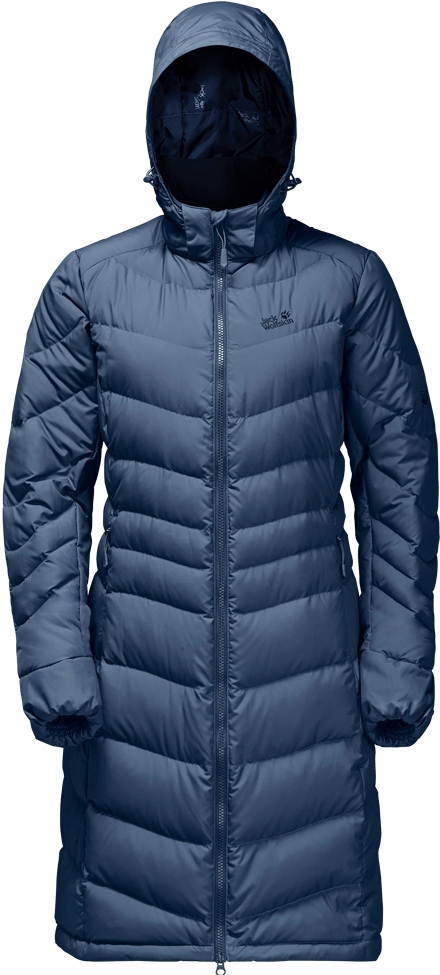 Jack Wolfskin Ladies Selenium Down Coat Dark Sky - Latulippe Manteau Pour Femme (1024x1024), Png Download