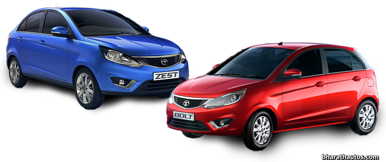 Home Grown Car Manufacturer, Tata Motors Today Unveiled - Tata Zest And Bolt (1280x546), Png Download