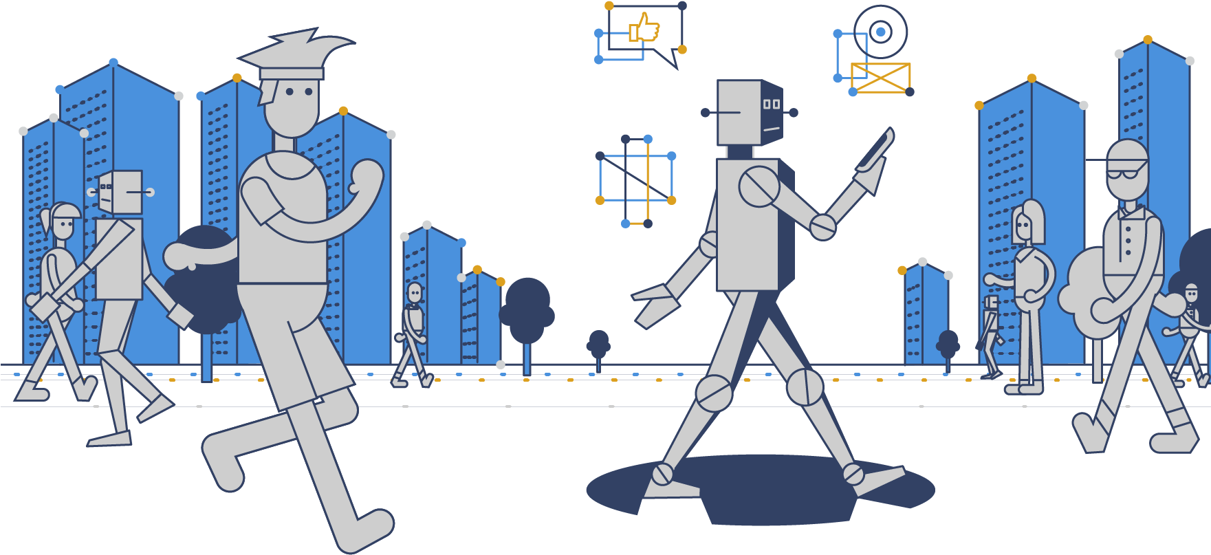 How Pseudonymous Reputation And The Dark Web Have Made - Cartoon (1760x881), Png Download