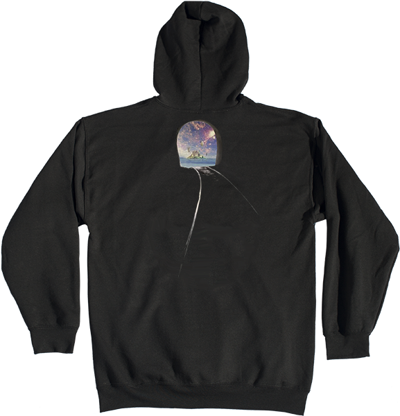 Inner Flight - Black And Gold Hoodie Mens (600x600), Png Download