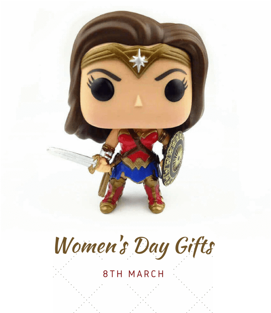 Wonder Woman Bobble Head Figure (1024x1024), Png Download