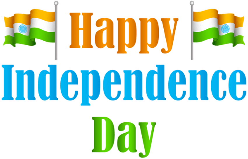Free Png Download India Happy Independence Day Transparent - Happy Independence Day Png (850x547), Png Download