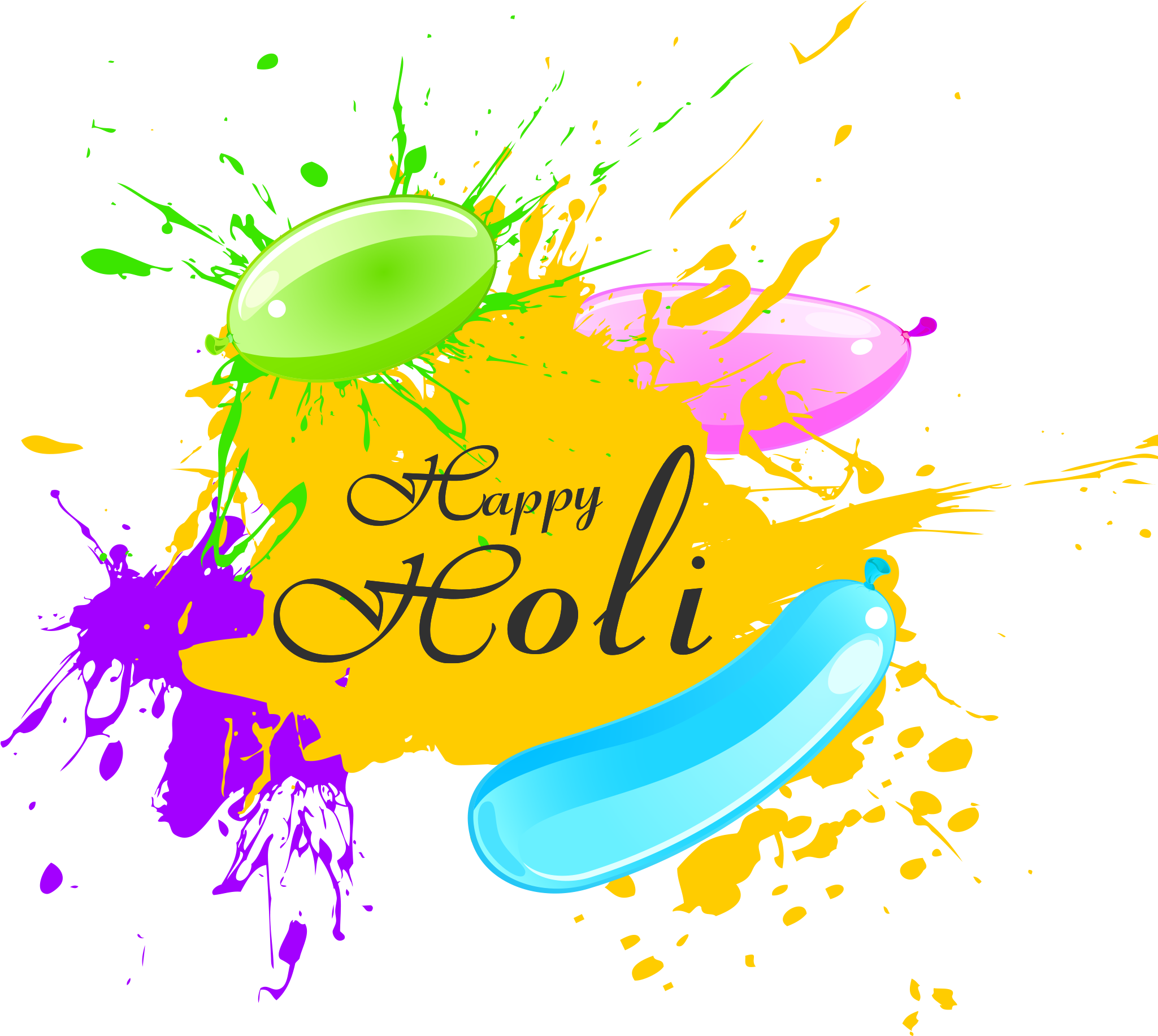 Colorful Holi Wallpaper 2018 (715x715), Png Download