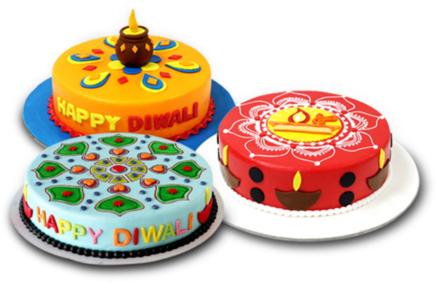 Cakes Are The Most Delicious Gifts That You Can Gift - Diwali Theme Birthday Cake (1500x1500), Png Download