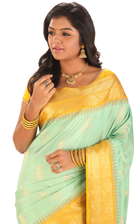 Silk Sarees In Kanchipuram - Photo Shoot (480x748), Png Download