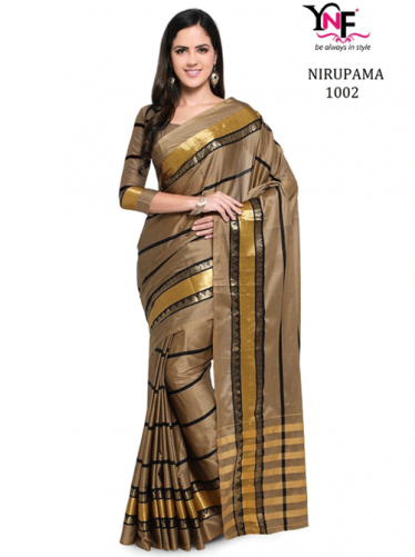 Cotton Silk Sarees - Sari (726x500), Png Download