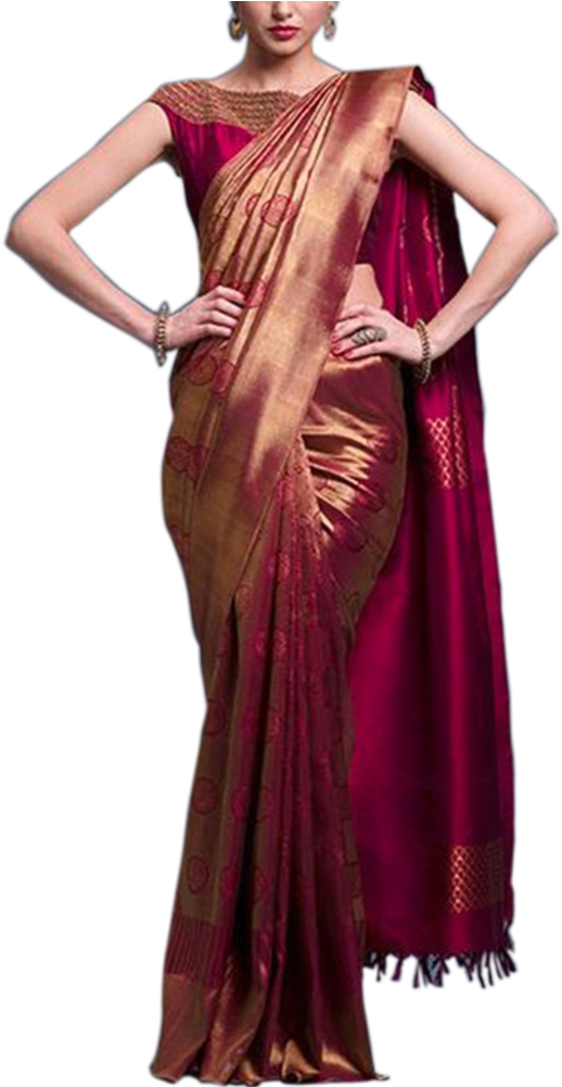 Graceful Multi Colored Soft Silk Printed Designer Sarees - Fancy Soft Silk Party Wear Silk Saree (667x1000), Png Download