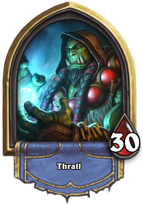 Hearthstone Shaman Hero (500x716), Png Download