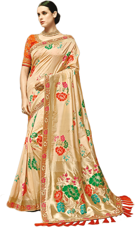 Designer Women Ethnic And Traditional Wear Manufacturers - Silk (600x1100), Png Download
