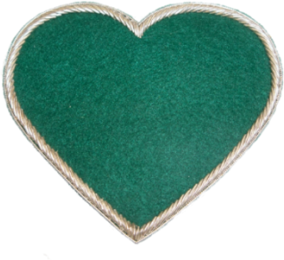 Jg54 Green Heart - Heart (1000x851), Png Download