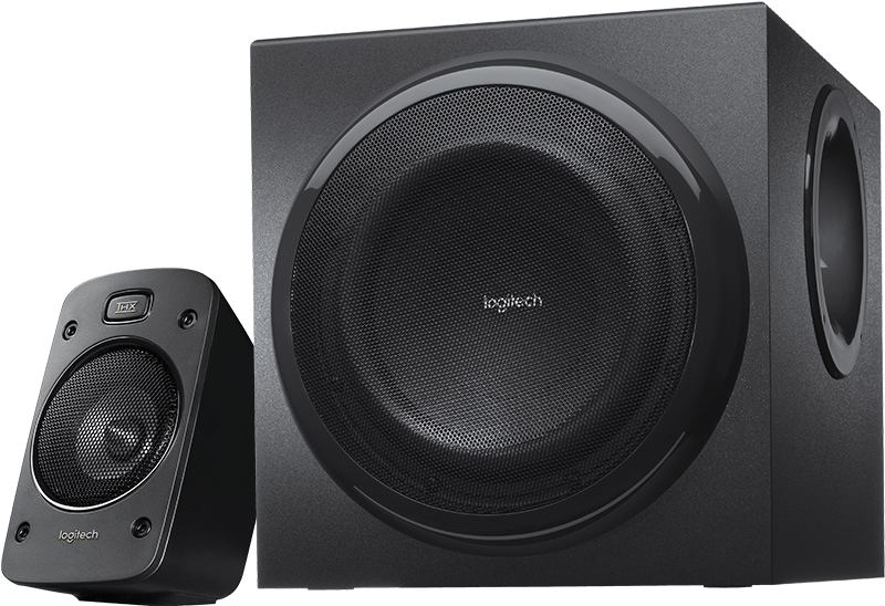Logitech Z906 - Subwoofer Logitech Z906 (800x687), Png Download