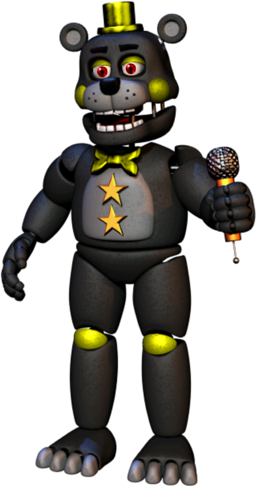 Rockstar Nightmare By Thefnafeditingmaster - Lefty From Five Nights At Freddy's (518x982), Png Download