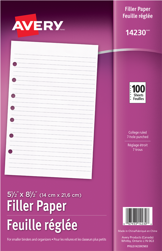 Product Image - Mini Binder Paper (850x850), Png Download