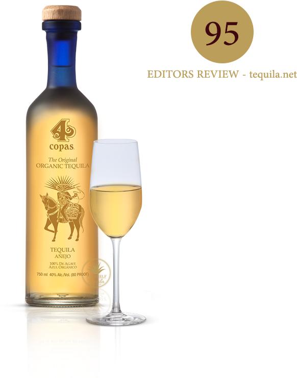 4 Copas Tequila Anejo (755x755), Png Download