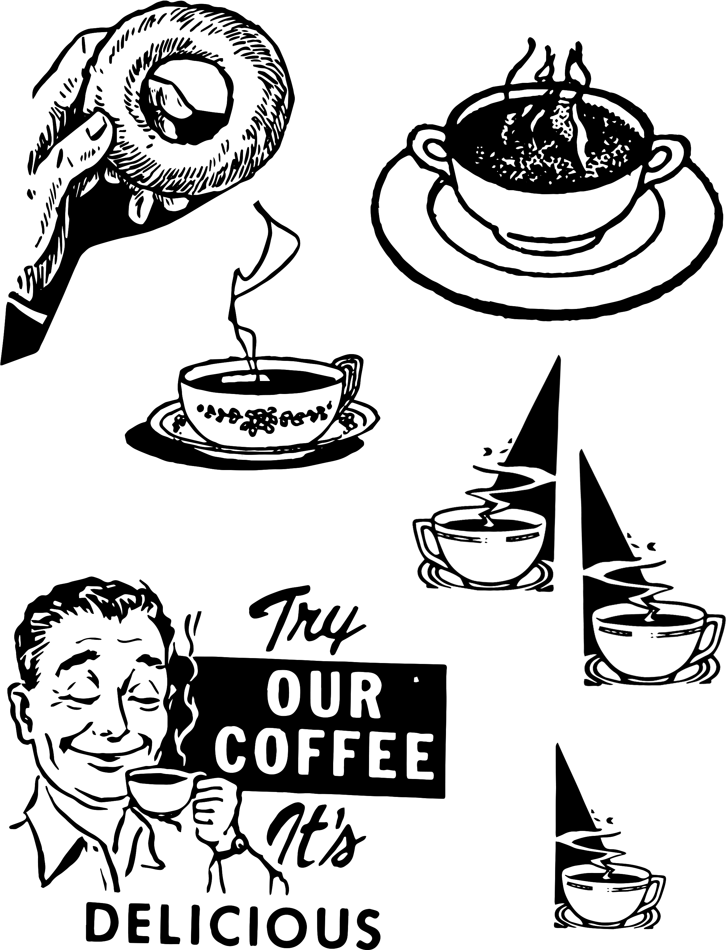 2550 X 3300 1 - Come Try Our Coffee (2550x3300), Png Download
