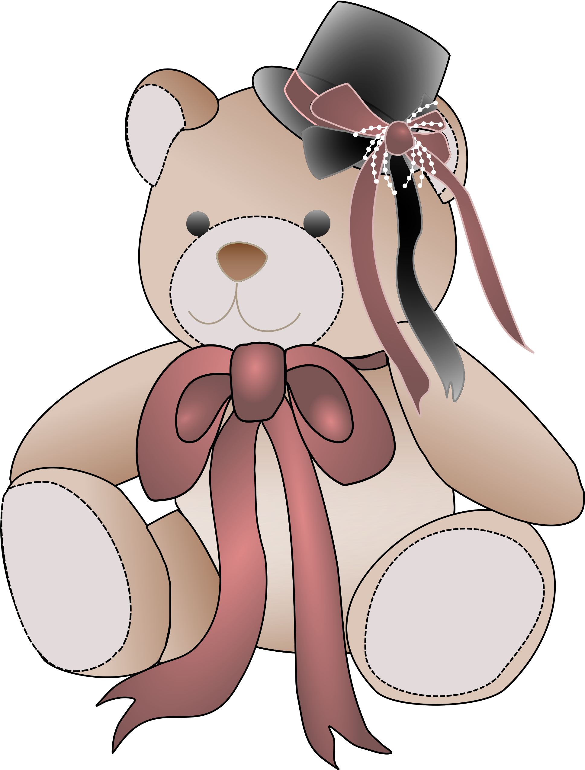 Open - Teddy Bear Render (2000x2606), Png Download