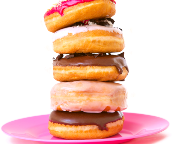 Dunkin Donuts Clipart Stack - Stack Of Donuts Png (640x480), Png Download
