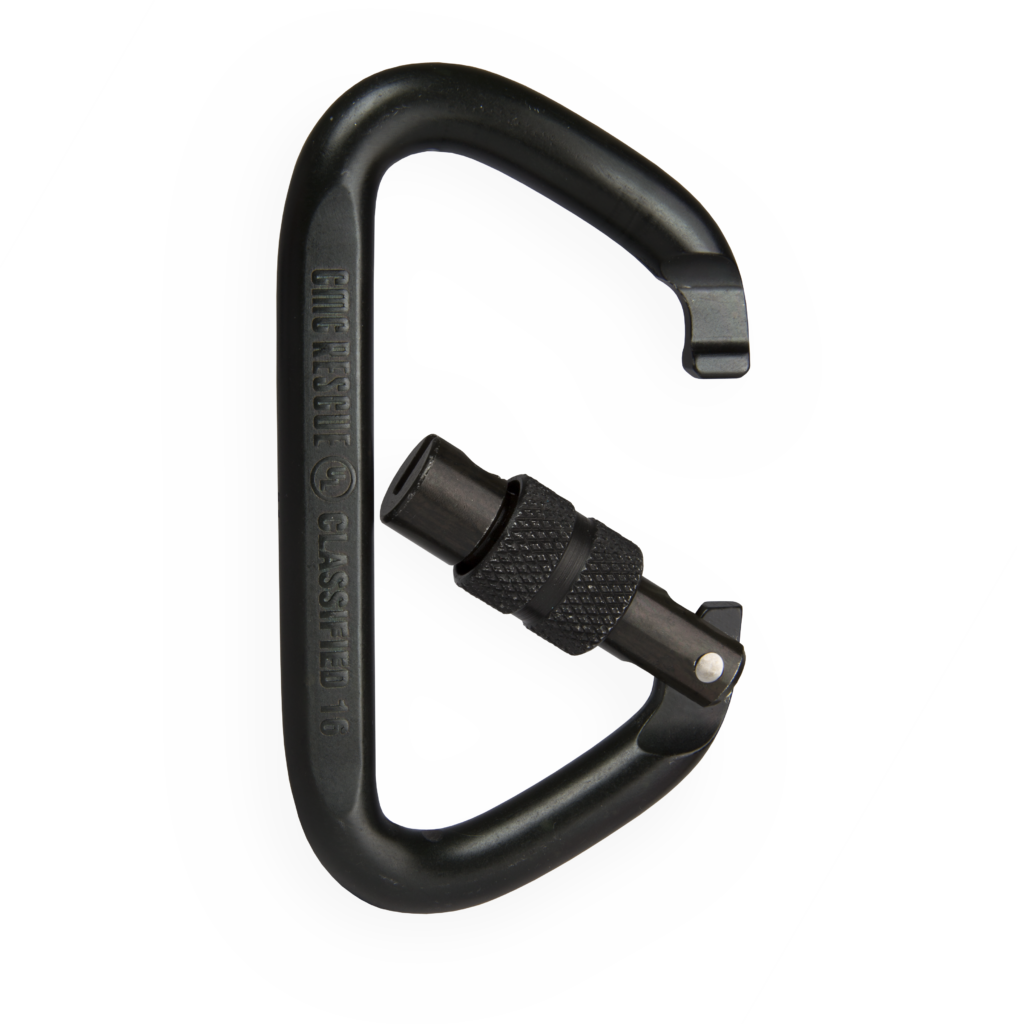 Steel Locking D Carabiner - Carabiner (1017x1024), Png Download