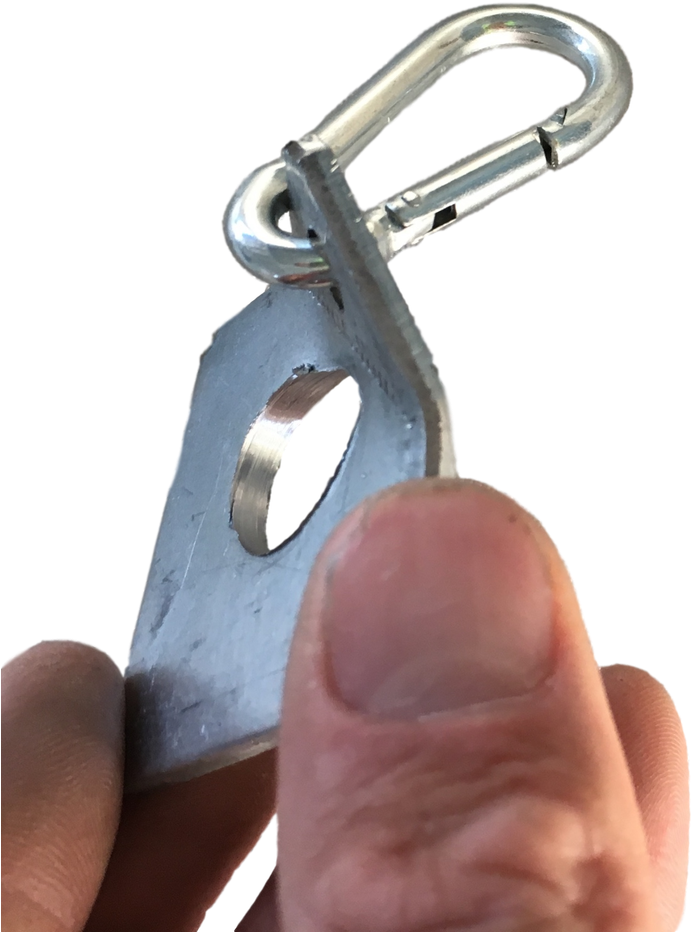 Caterpillar Tunnel Base Plate With Carabiner Caterpillar - Carabiner (1280x1280), Png Download