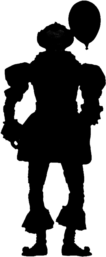Pennywise Silhouette (1024x1024), Png Download