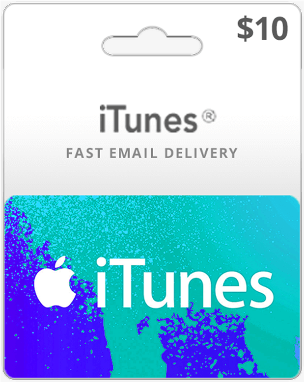 Itunes Gift Card $10 - Paper Product (1024x1024), Png Download