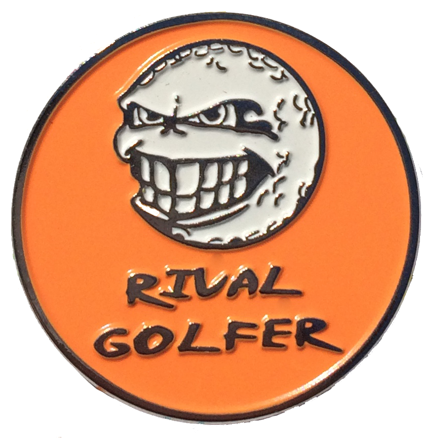 Orange Golf Ball Marker, Golf Accessories, Junior Golf - Emblem (908x896), Png Download