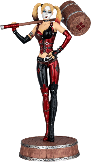 Arkham City - Harley Quinn Arkham Mallet (600x600), Png Download