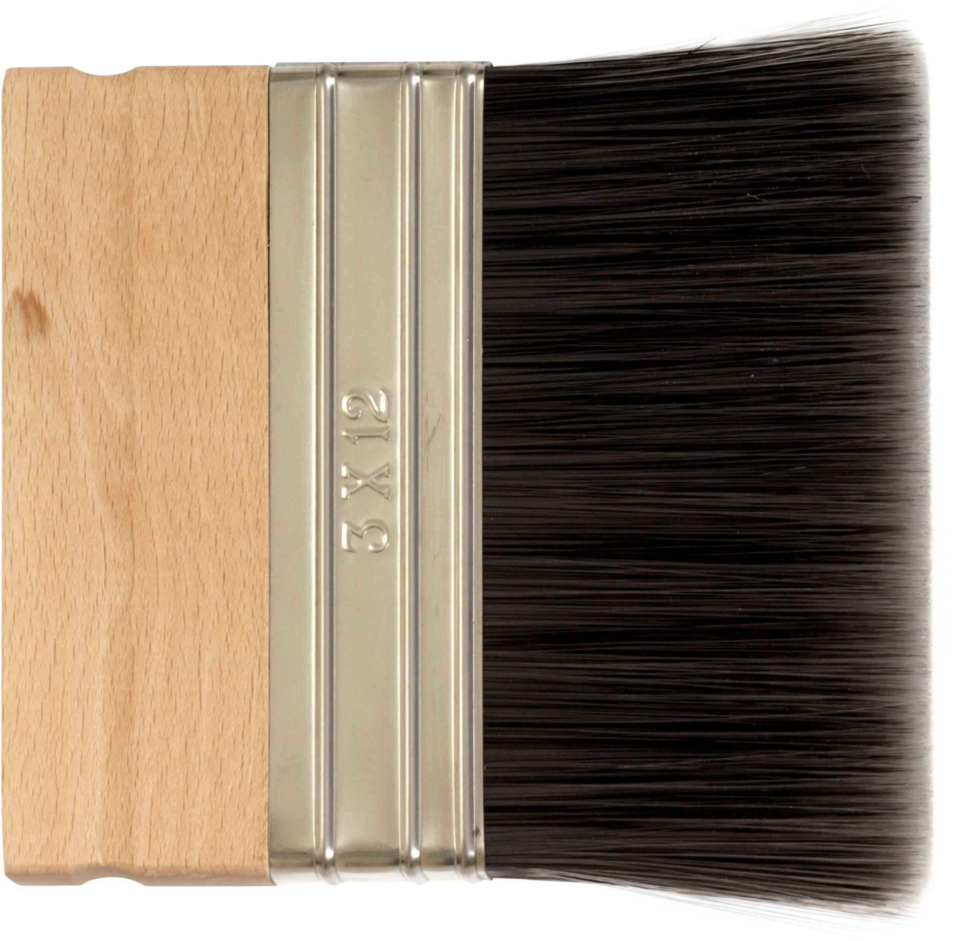 Autentico Venice Flat Application Brush, 30mm X 120mm - Wood (2048x2055), Png Download