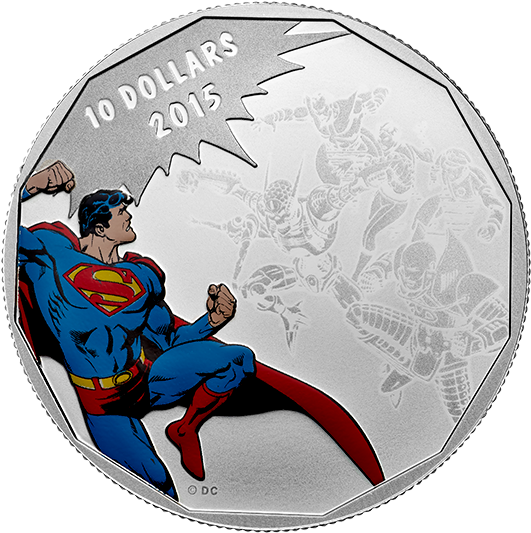 Fine Silver Coloured Coin - Cartoon (570x570), Png Download