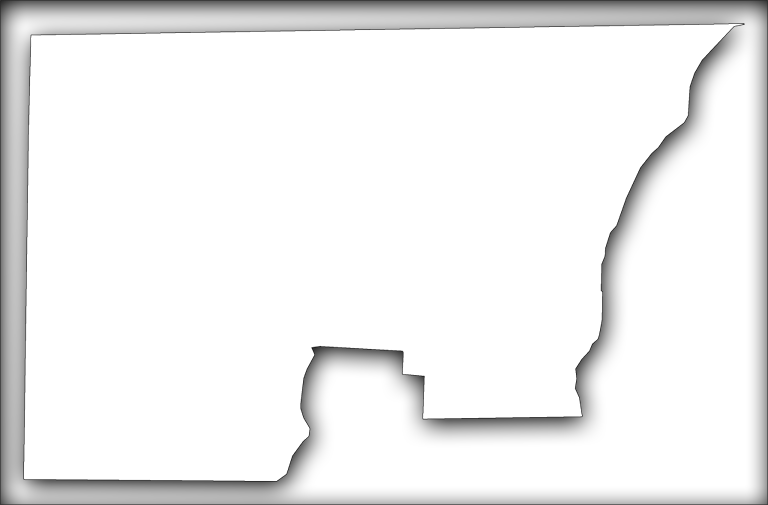 A Map Of Holmes With An Outer Shadow Box Around The - Silhouette (768x505), Png Download